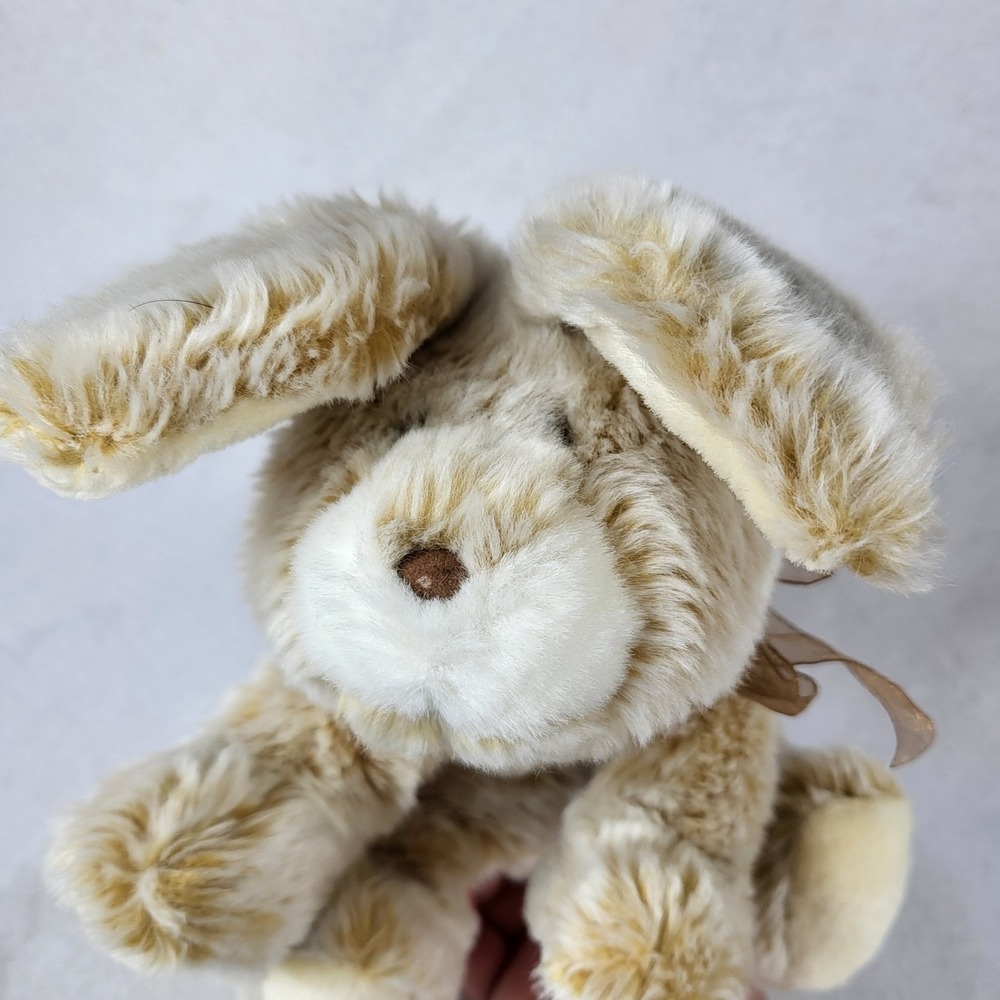 VTG Gund Snickles the Bunny Rabbit 9" Tan Brown Realistic Plush Stuffed Animal‎